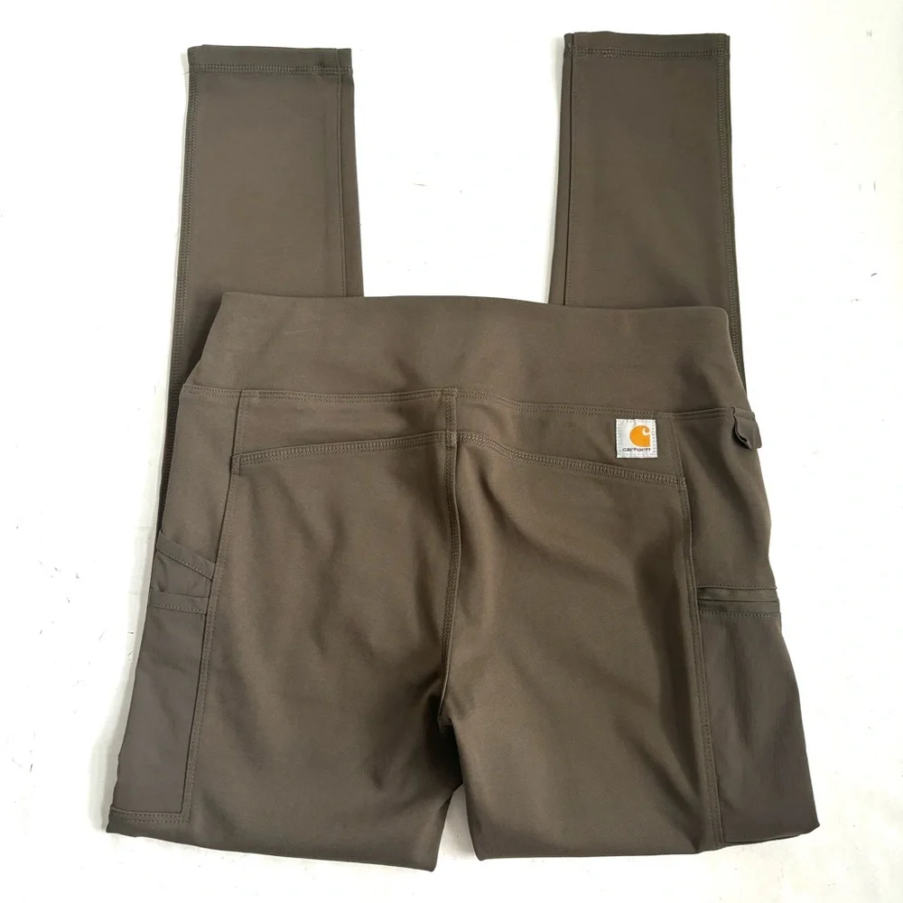 Carhartt Force Fitted Light Weight Utility Legging Tarmac Olive Green Small 4-6